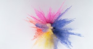 Download Colorful powder exploding in super slow motion.  Shot on Phantom Flex 4K high speed camera. for free