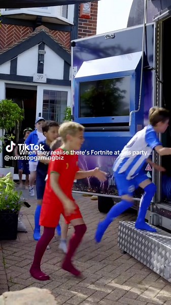 Volume up! 🔊 If you want an epic birthday where every kid’s talking about their Victory Royale, we’re the crew to call! Let’s make your next party unforgettable! #fortniteparty #victoryroyale #gaming #gamingparty #gamingvan #birthdayparty