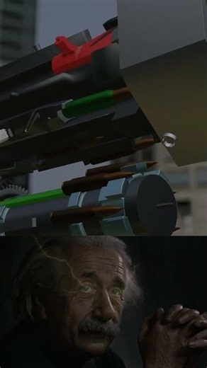 How M134 Minigun Works in 3D Animation | Modern Weapon Mechanism Explained #M134#Minigun