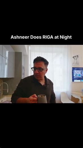 Ashneer & Madhuri exploring RIGA at Night - Capital of LATVIA | Trip Day1 #travel