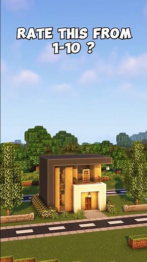 Modern House - Minecraft Tutorial