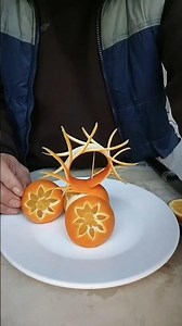 Orange Magic Creative Carving Styles Art in Orange Unique Fruit Carving Designs#Knife Skills#