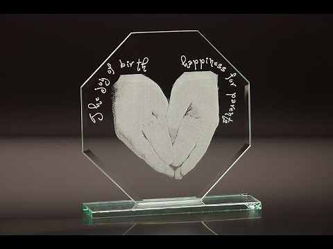 Grabado en Vidrio y Cristal con Máquina Láser LS100 de Gravotech