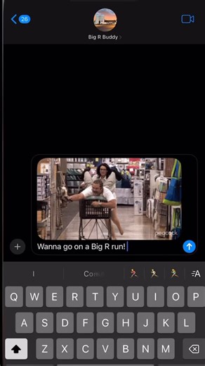 POV: you text Big R Buddy to go on a run and he hits you with “can’t today” . #fyp #foryoupage #trending #linger #relateable | Big R