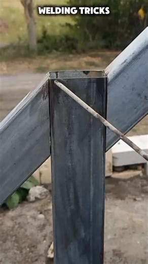 10K views · 71 reactions | Great idea of ​​hollow pipe slope connection joining #weldingtricks | Welding Trick | Facebook