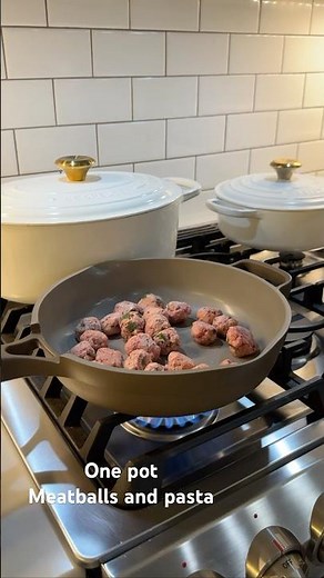 Meatballs and pasta one pot