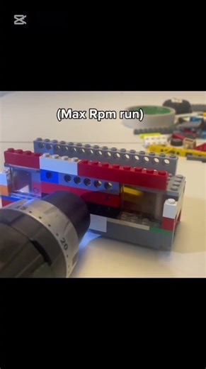 Testing Lego 2 cylinder boxer engine with power drill 🔥