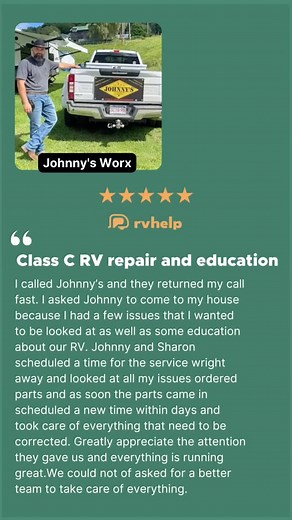 RV Help connects you with the ones who consistently deliver—just read the reviews. These 5-star technicians and inspectors have earned their reputation by showing up, solving problems, and keeping RVers moving. Whether you’re dealing with a surprise issue or planning routine maintenance, RV Help makes it easy to find someone you can trust. Start your search. Find your 5-star tech. Get back on the road. #rvhelp #rvlife #mobilervtech #rvsupport #rvliving #rvrepairs #rvrepair | RV Help