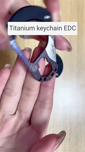 EDC Keychain Upgrade: Titanium Multi Tool & Folding Blade #titanium#edc #2026#edcgear#blade#keychain