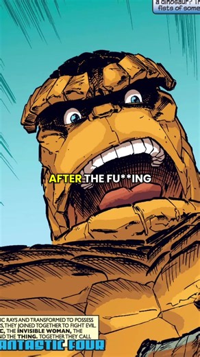 The thing gets played #thething #marvel #comics #fantasticfour | the thing