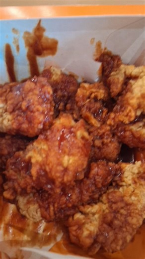 Return to poppeyes part 3 boneless barbecue chicken ( brand new ).