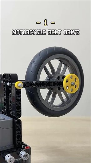 Types of Motorcycles Drive Systems (Belt VS Chain VS Shaft) #motorcycle #motorbike #lego