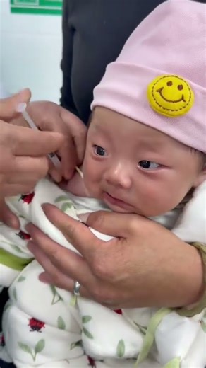This Baby’s Reaction After Vaccine Is Just Priceless 😭 #Vaccination