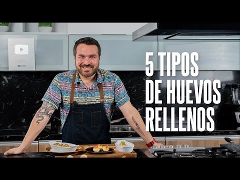 TE ENSEÑO A PREPARAR 5 TIPOS DE HUEVOS DUROS RELLENOS | GIACOMO BOCCHIO