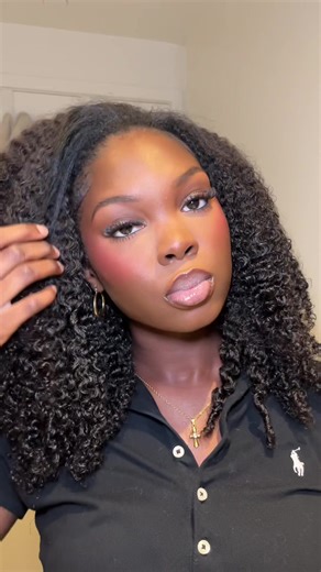 just a light makeup look ✨ #blackgirlmakeup #softglam #grwm #relatable #makeuptutorial