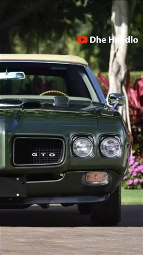1970 GTO Judge Convertible – Muscle Meets Style 💪