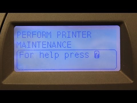 Perform Printer Maintenance, Maintenance Kit Low, Maintenance Kit Very Low