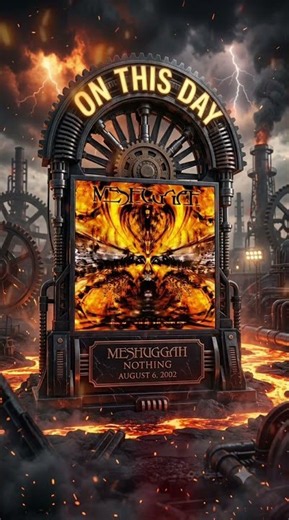 🤘 24 Years of Meshuggah – Nothing 🤘#meshuggah #albumrelease #musicmetal