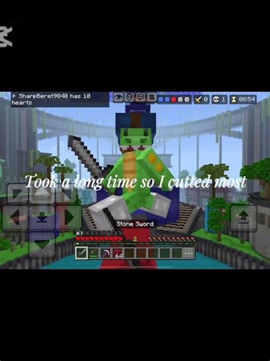 Minecraft best bridge clutch 💀 #minecraft #bridge