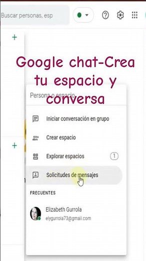 GOOGLE CHAT — Create your space step by step