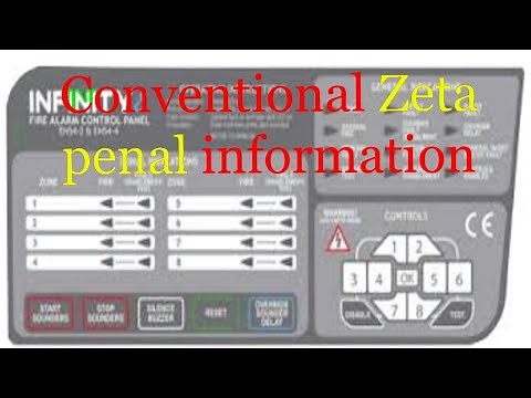 how to operate Fire alarm control panel zeta