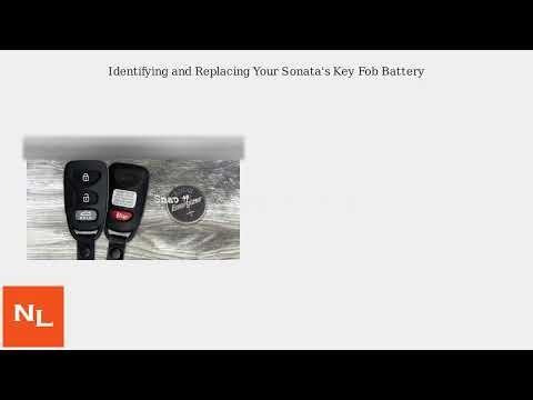 How To Replace 2006–2014 Hyundai Sonata Key Fob Battery – Change Remote Batteries