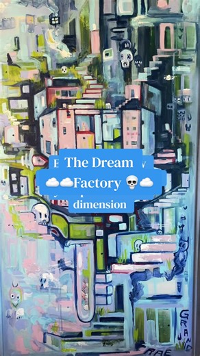 My artwork is for the dreamers #dreamcore #luciddreaming #worldbuilding #artgallery #surrealart