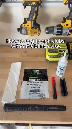 Re-Grip Golf Clubs at Home (No Vise Needed)