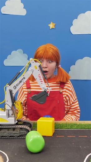 Fix the Tower! 🏗️ Slime & Excavator Rescue #kidsstory #fun