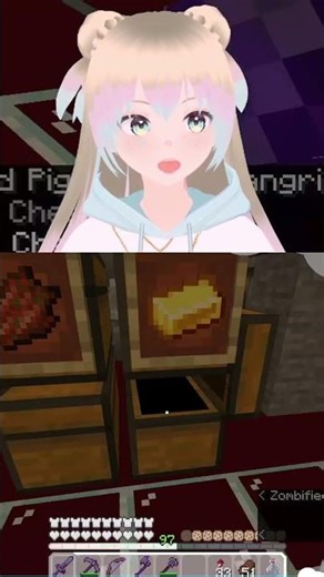 My gold farm! #shorts #minecraft #origins #goldfarm #redstone #vtuber