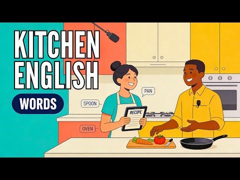 Learn English with Cooking | Kitchen Vocabulary and Recipes | Fun Listening Lesson