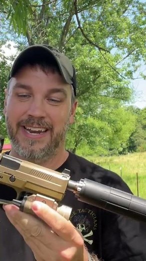 FN FNX 45 Tactical With Silencerco Octane 45 Suppressor… It’s Quiet