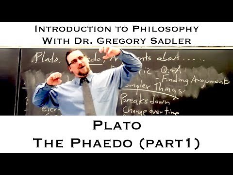 Plato's dialogue, the Phaedo (part 1) - Introduction to Philosophy