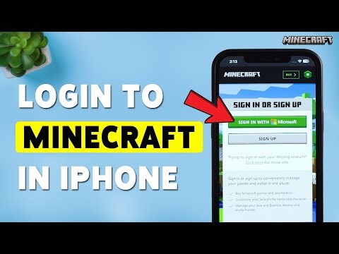 How To Login To Minecraft In iPhone | Sign In To Minecraft Profile 2026