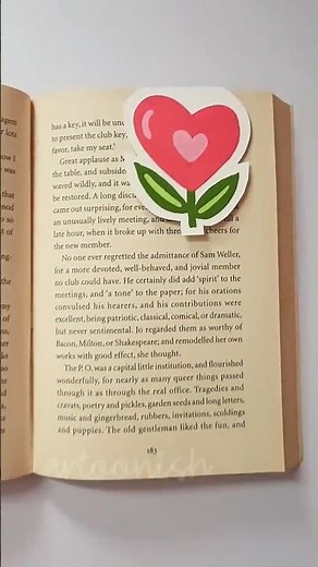🩷DIY Heart Flower Magnetic Bookmark | Easy Acrylic Painting Bookmark #bookmark #diy #craft