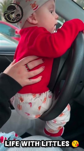 “Baby Driving a Car – Too Cute and Funny!” 🥰