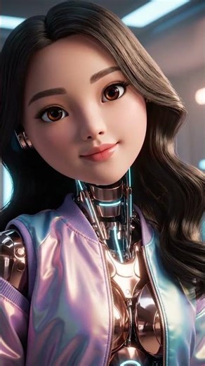 Adorable Cute Humanoid Robot 2025 | Futuristic AI Baby Bot #CuteRobot #Humanoid #Shorts