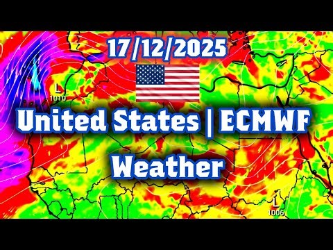 United States | ECMWF Weather Map Analysis – Forecast for 17 to 28 December 2025