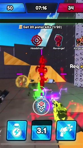 Day 41 of only Luger #hypershot #roblox #gaming #games