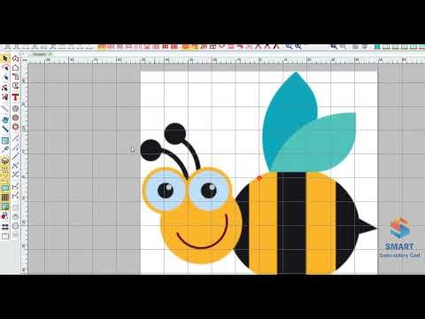 2. Smartemb embroidery digitalizing training video: pattern making process.
