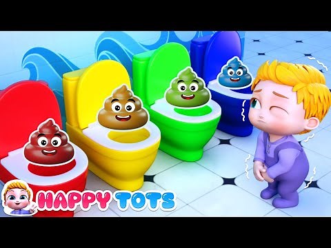 Poo Poo Song | Healthy Habits For Toddlers + More Nursery Rhymes & Kids Songs | Happy Tots