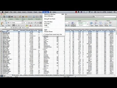 How to Always See the Heading in Excel : Excel Charts & Graphics