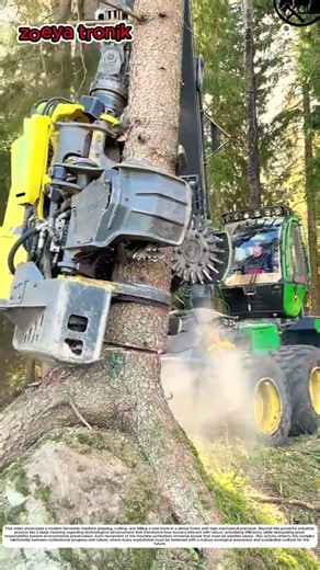 Tree Harvesting: How Heavy Machinery Transforms Forest Trunks Into Raw Logs