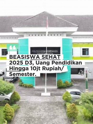 Beasiswa sehat D3 2025. #beasiswa #beasiswasehatd3 #beasiswa2025