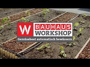 Automatically watering vegetable patches | BAUHAUS Workshop