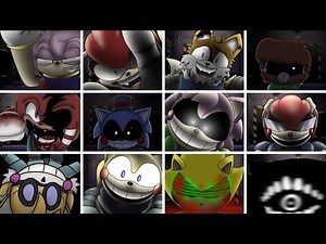 17' Five Nights at Sonic's Redacted - All Jumpscares & Cutscenes