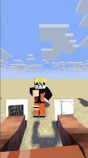 Throw Block competition #Minecraft #FunnyMoments #MinecraftAnimation