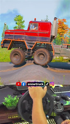 Truck vs Speed Bumps With Extreme Broken Road Snowrunner Gameplay Ep49 #snowrunner #truck #mud