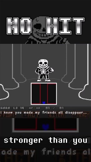 [no hit]stronger than you #undertaleau #undertale #sans #サンズ #アンダーテール #アンダーテールau