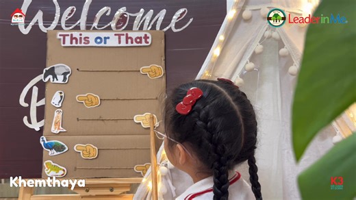 Khemthaya shines in her Quarter 3 Performative Assessment! 🌳✨ Watch her confidently answer each task as she recalls what she learned in Language Arts, Science, Reading, and Math.🤓 Materials Used for Skill Development: 🖼️Charts that enhance visual recognition 🎨 Reading sheets that strengthen cognitive processing 🧩 Colorful pompoms for counting that improve motor skills and logical thinking ✏️ Writing tasks that support hand control and coordination Hands-on learning, focused minds, growing l